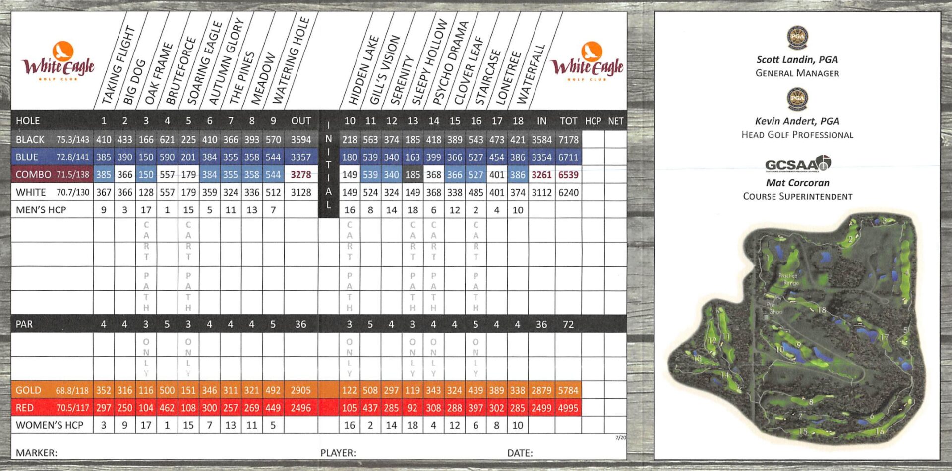 GPS - White Eagle Golf Club