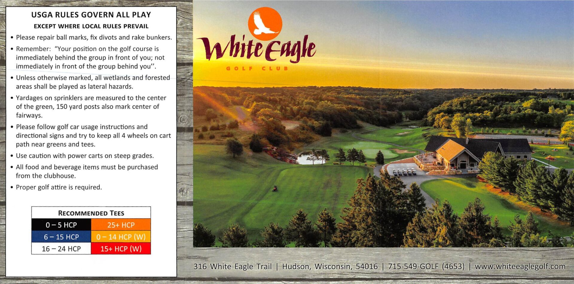 GPS - White Eagle Golf Club